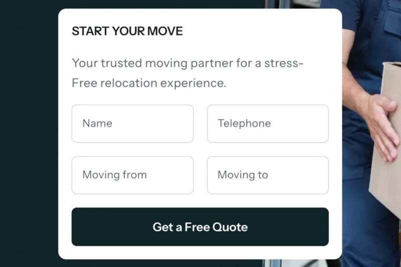 同城搬家Elementor网站模板_一键导入快速建站插图7-WP资源海 物流/运输 Elementor 模板表单预览