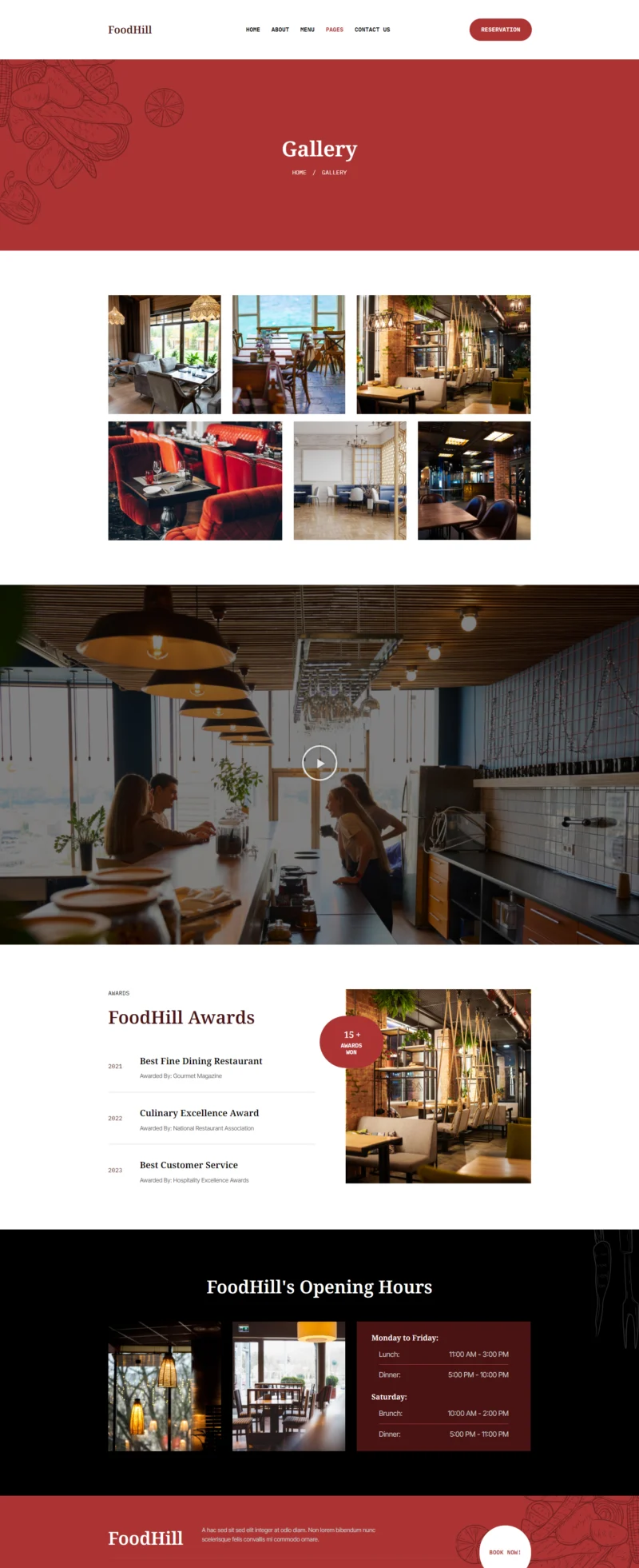 西餐料理Elementor网站模板_一键导入快速建站插图5-WP资源海 餐饮/食品 Elementor 模板图片展示预览
