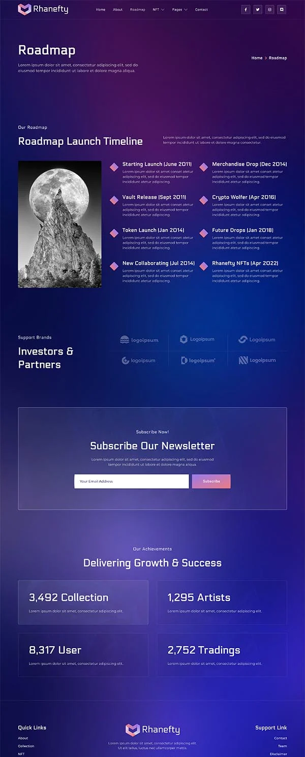 IT互联网 Elementor 模板发展路线预览