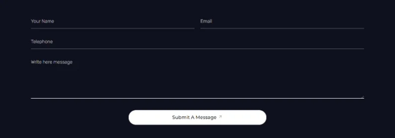 金融/投资 Elementor 模板表单预览