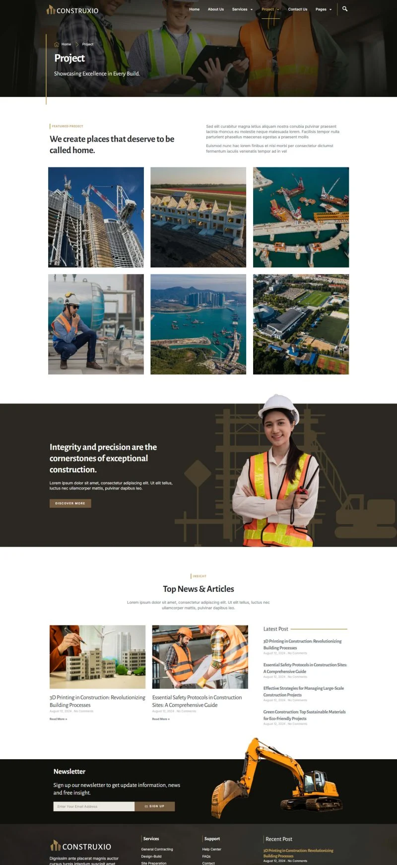 建筑公司Elementor网站模板_一键导入快速建站插图4-WP资源海 建筑/地产 Elementor 模板项目案例预览