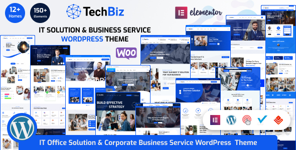 Techbiz IT 解决方案 WordPress 主题