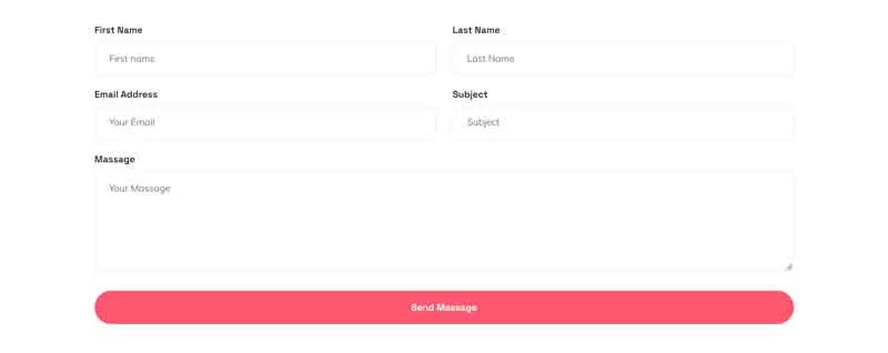 广告/营销 Elementor 模板联系表单预览
