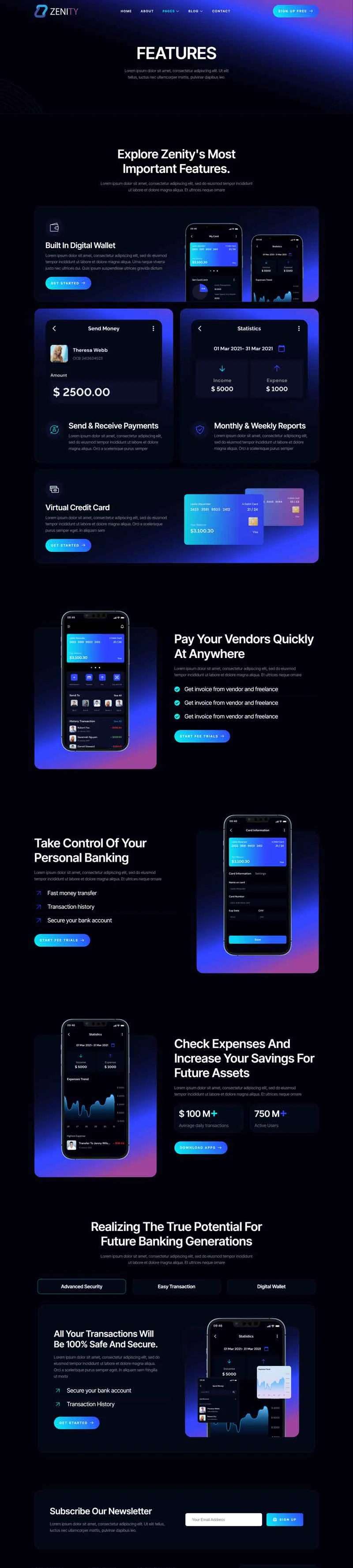 软件/开发 Elementor 模板功能特色预览