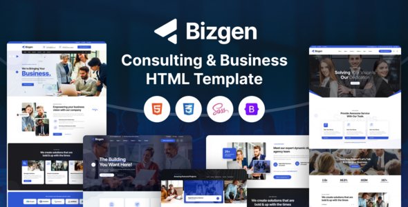 Bizgen 企业咨询 HTML 模板
