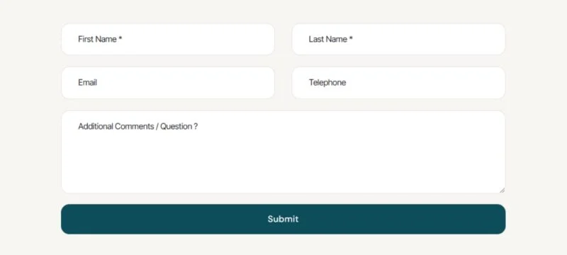 企业财务团队Elementor网站模板_一键导入快速建站插图7-WP资源海 金融/投资 Elementor 模板联系表单预览