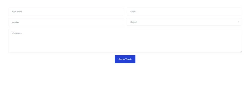 IT科技服务Elementor网站模板_一键导入快速建站插图7-WP资源海 IT互联网 Elementor 模板联系表单预览