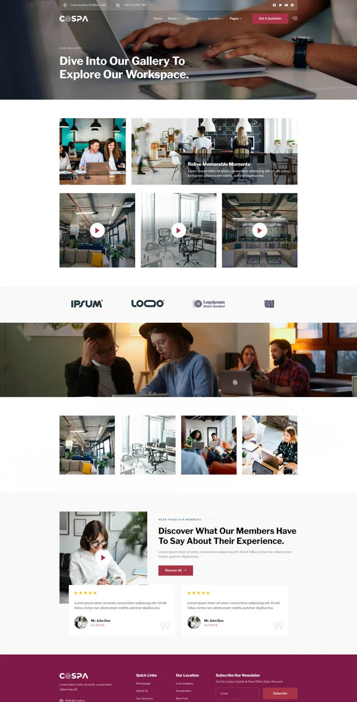 移动办公空间Elementor网站模板_一键导入快速建站插图3-WP资源海 服务/咨询 Elementor 模板图片展示预览