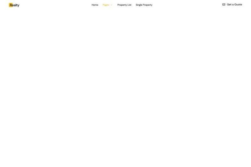 建筑/地产 Elementor 模板页眉预览