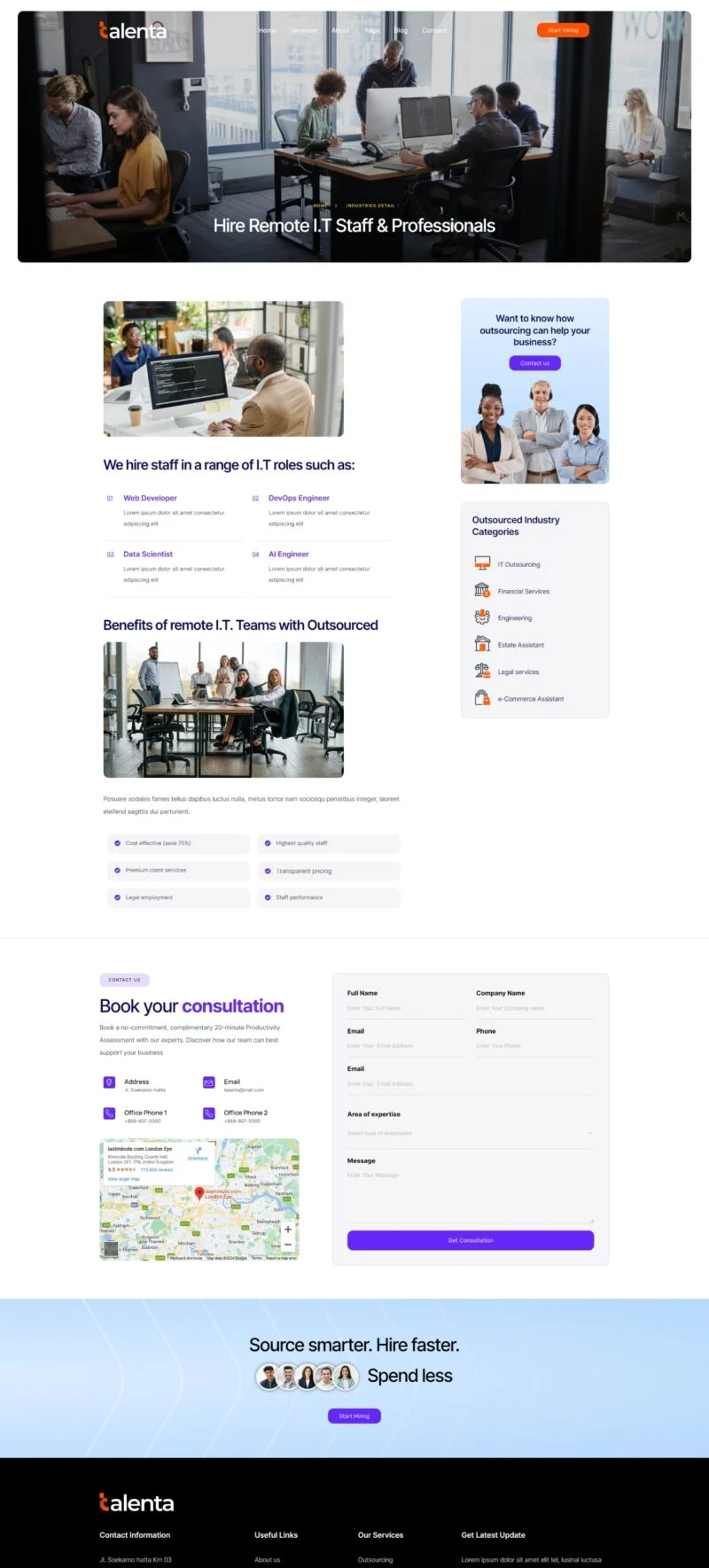 招聘流程外包Elementor网站模板_一键导入快速建站插图5-WP资源海 企业 Elementor 模板行业详情预览