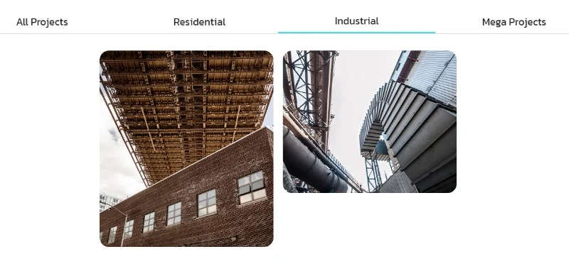 建筑修缮Elementor网站模板_一键导入快速建站插图5-WP资源海 建筑/地产 Elementor 模板工业工程预览