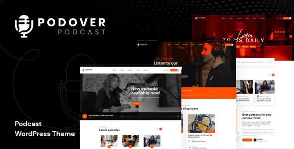 Podover 播客建站模板 WordPress 主题