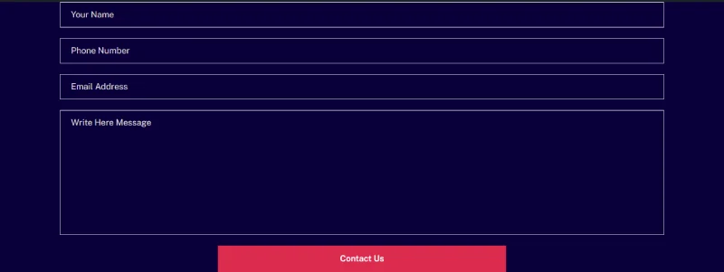 网络安全技术服务Elementor网站模板_一键导入快速建站插图7-WP资源海 IT互联网 Elementor 模板联系表单预览