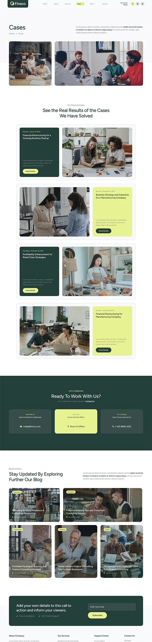 企业财务与商业咨询Elementor网站模板_一键导入快速建站插图7-WP资源海 金融/投资 Elementor 模板案例预览