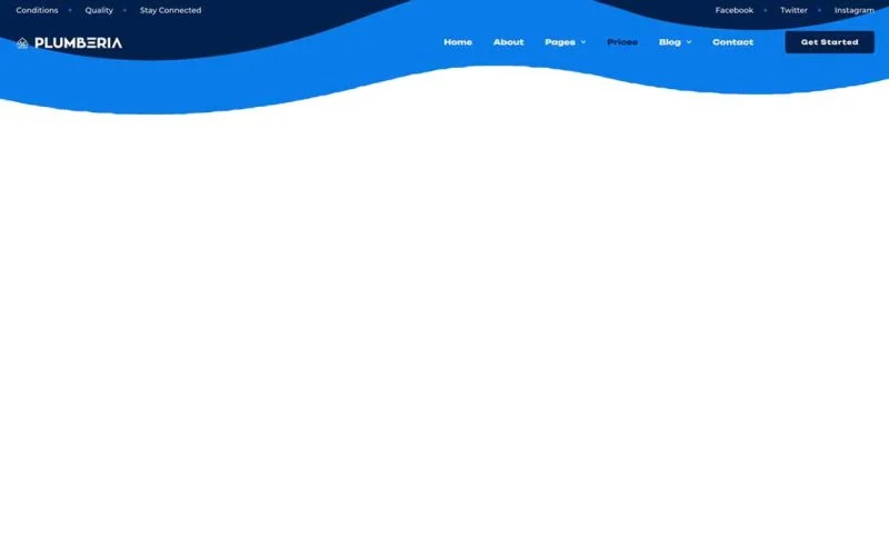 暖通空调维修服务Elementor网站模板_一键导入快速建站插图6-WP资源海 维修 Elementor 模板页眉预览