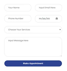 健康/医药 Elementor 模板预约表单预览
