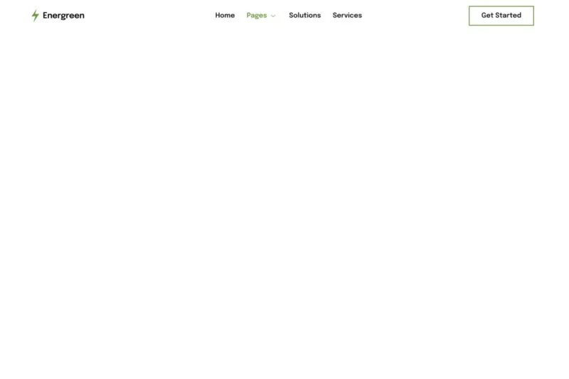 可再生能源Elementor网站模板_一键导入快速建站插图6-WP资源海 工业/工厂 Elementor 模板页眉预览