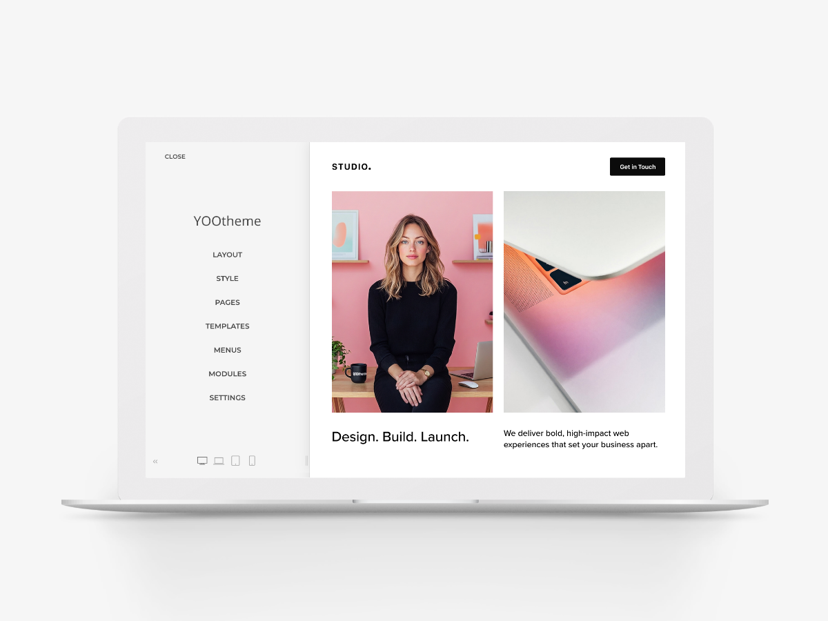 YOOtheme Pro + WidgetKit 可视化建站 WordPress 主题