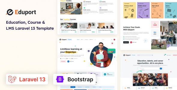 Eduport 教育课程与学习管理平台 Laravel 模板