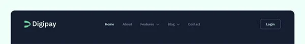 金融/投资 Elementor 模板页眉预览