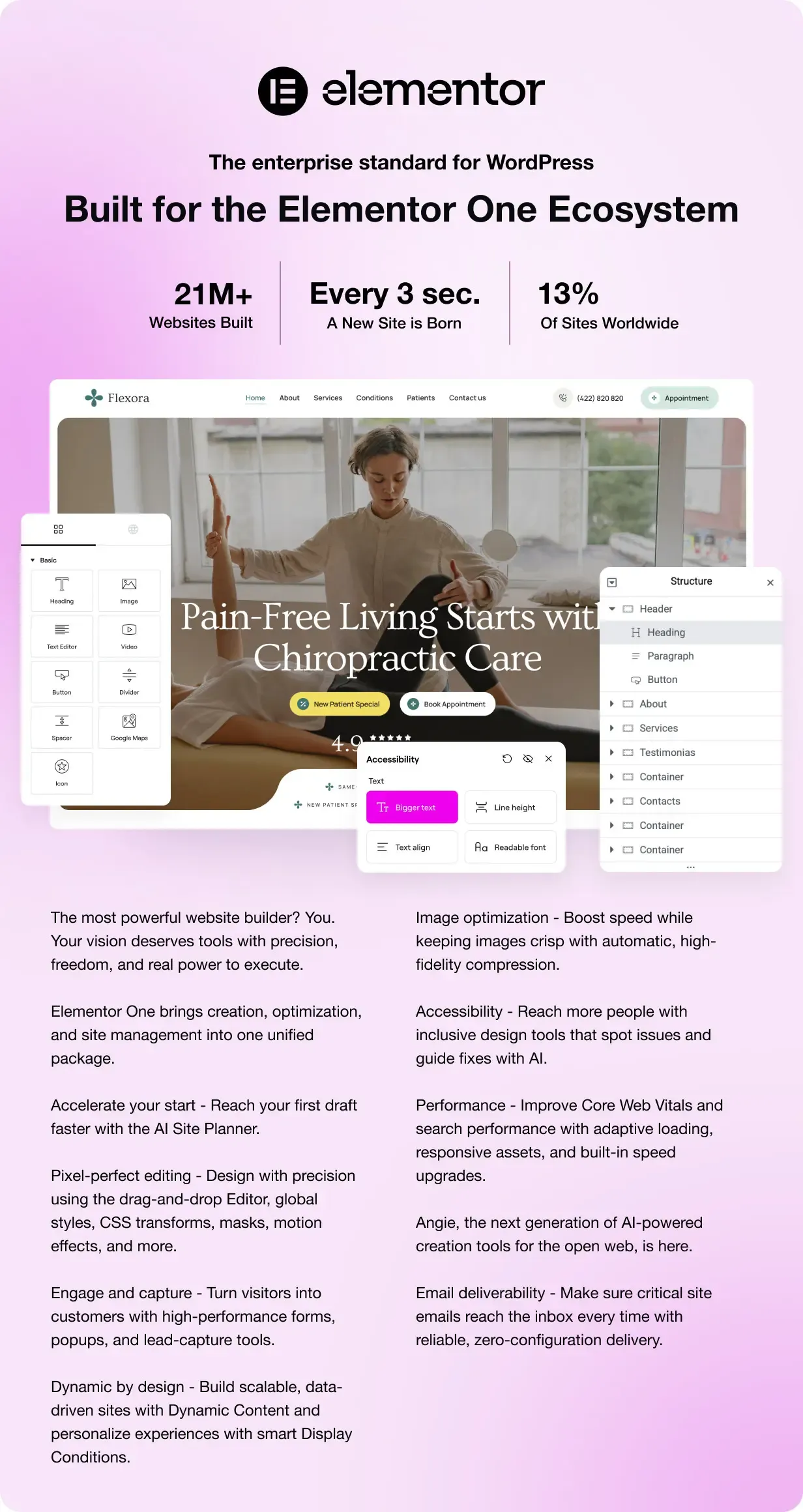 Flexora 16 综合健康理疗 WordPress 主题插图2-WP资源海 Flexora – Physiotherapy Massage Chiropractors WordPress Theme - 2