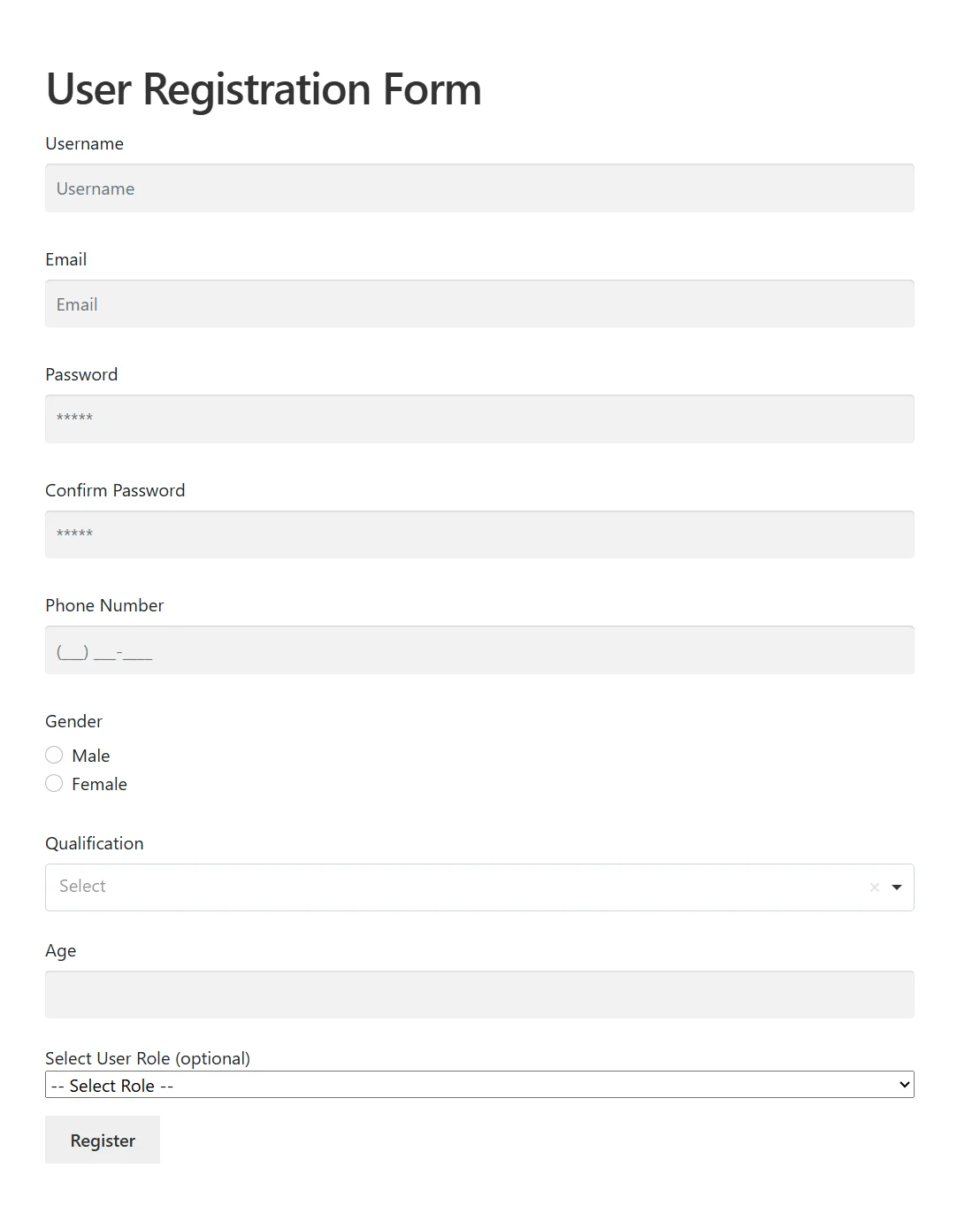 Custom User Registration Fields for WooCommerce 自定义注册表单字段 WordPress 插件插图2-WP资源海 Custom User Registration Fields for WooCommerce 自定义注册表单字段 WordPress 插件