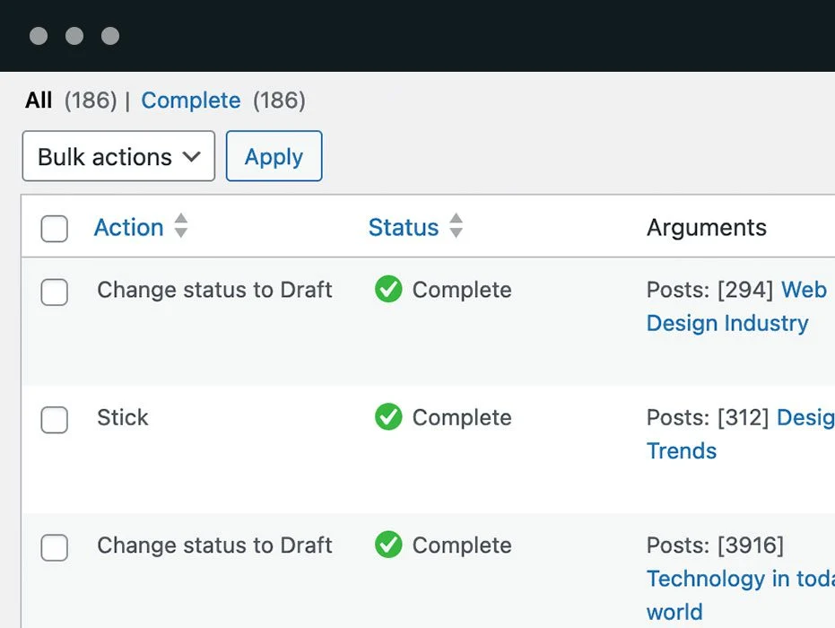 PublishPress Future Pro 内容定时发布管理 WordPress 插件插图4-WP资源海 Action Logs to track all your changes