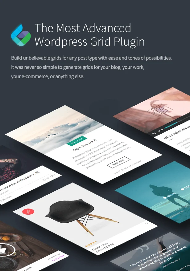 The Grid 内容网格展示 WordPress 插件插图-WP资源海 the grid - General
